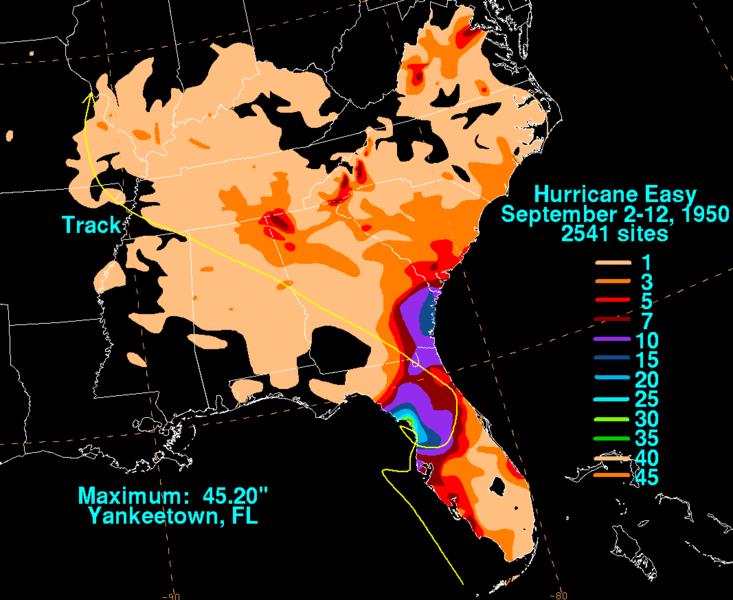 Sep 5, 1950 Hurricane Easy
