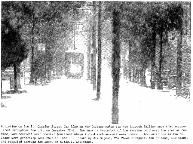 Dec 22, 1989 New Orleans Snow
