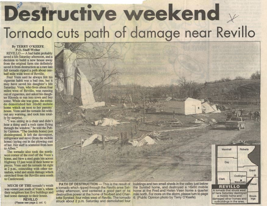 Oct 26, 1996 Tornado Outbreak 1