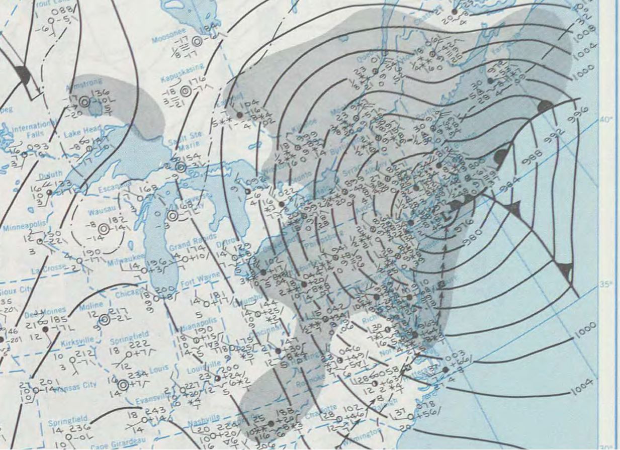 March 4, 1971 Nor easter